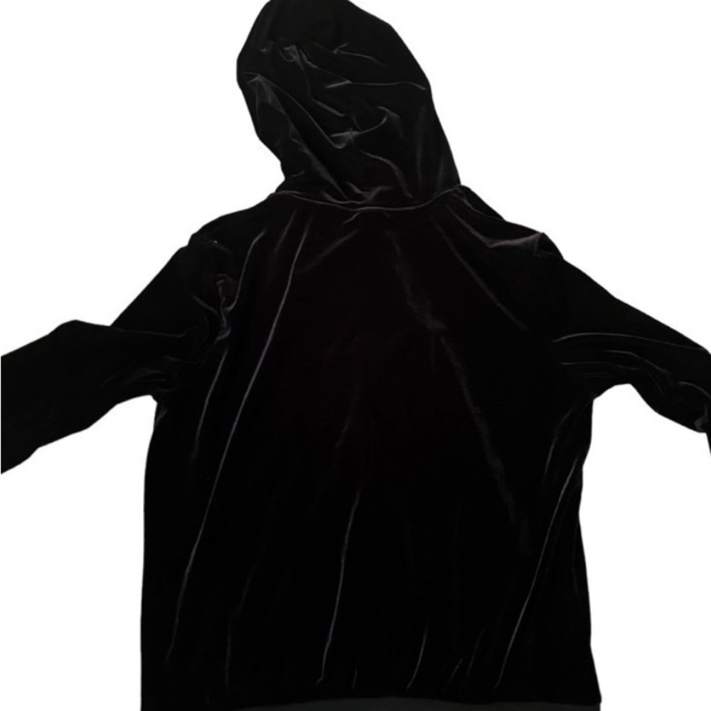 Victoria Secret sport black velvet jacket size medium - Picture 4 of 4